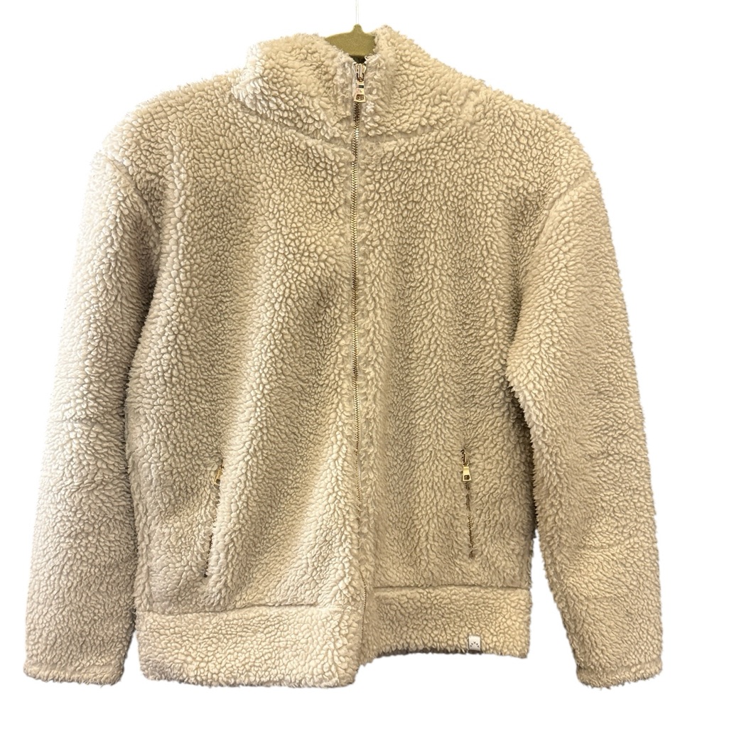 Varley Cream Women’s Victory Teddy Sherpa Jacket Sz Xs